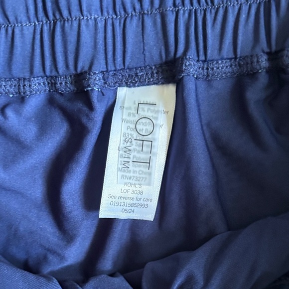 Kohl's Women's Swim Shorts - Navy and Green Pattern - Picture 2 of 6